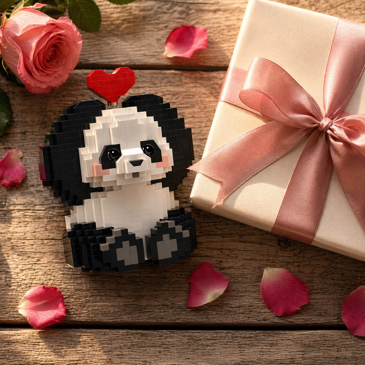 2-in-1 Panda Fun Building Block Set💗