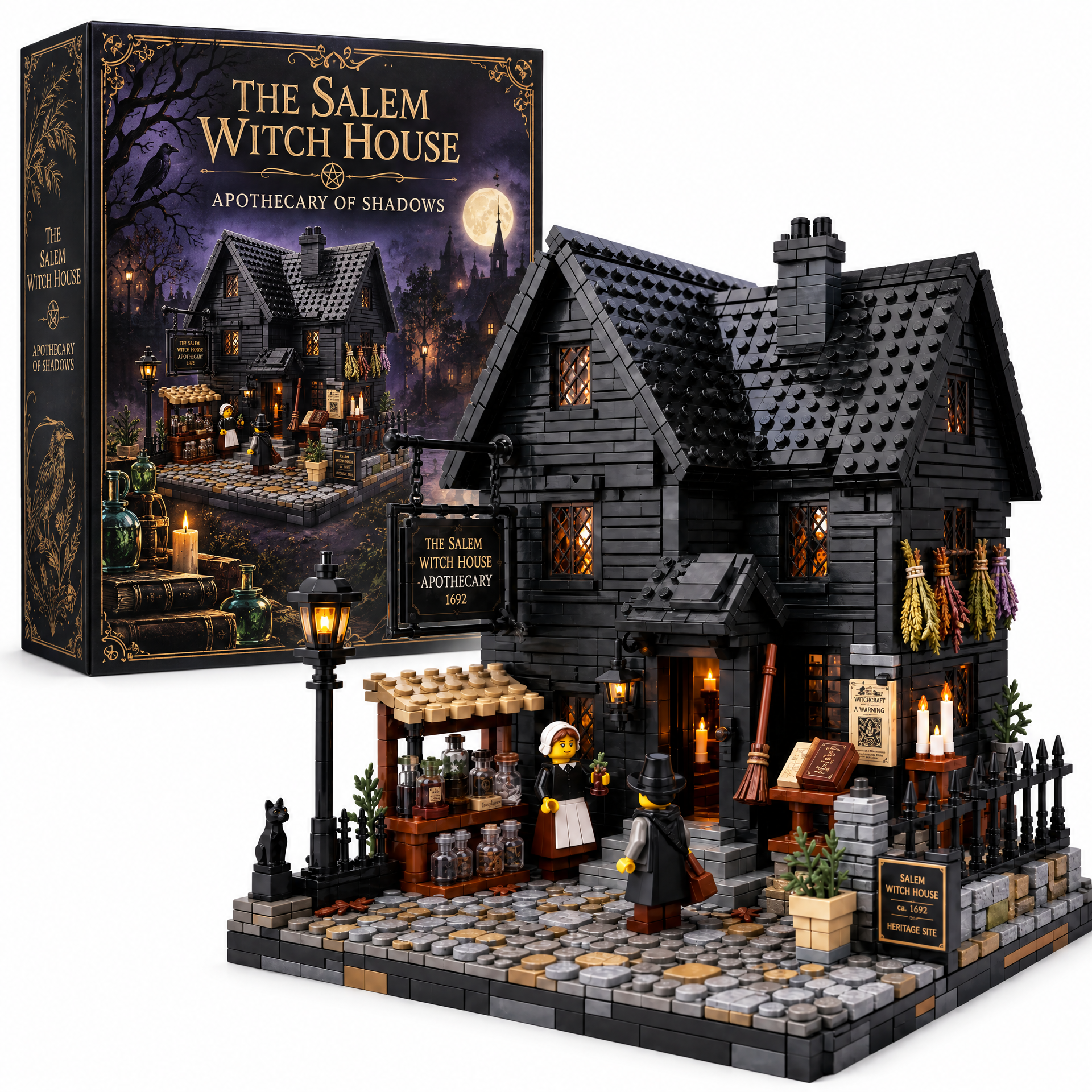The Salem Witch House & Apothecary 1692 Collector Set
