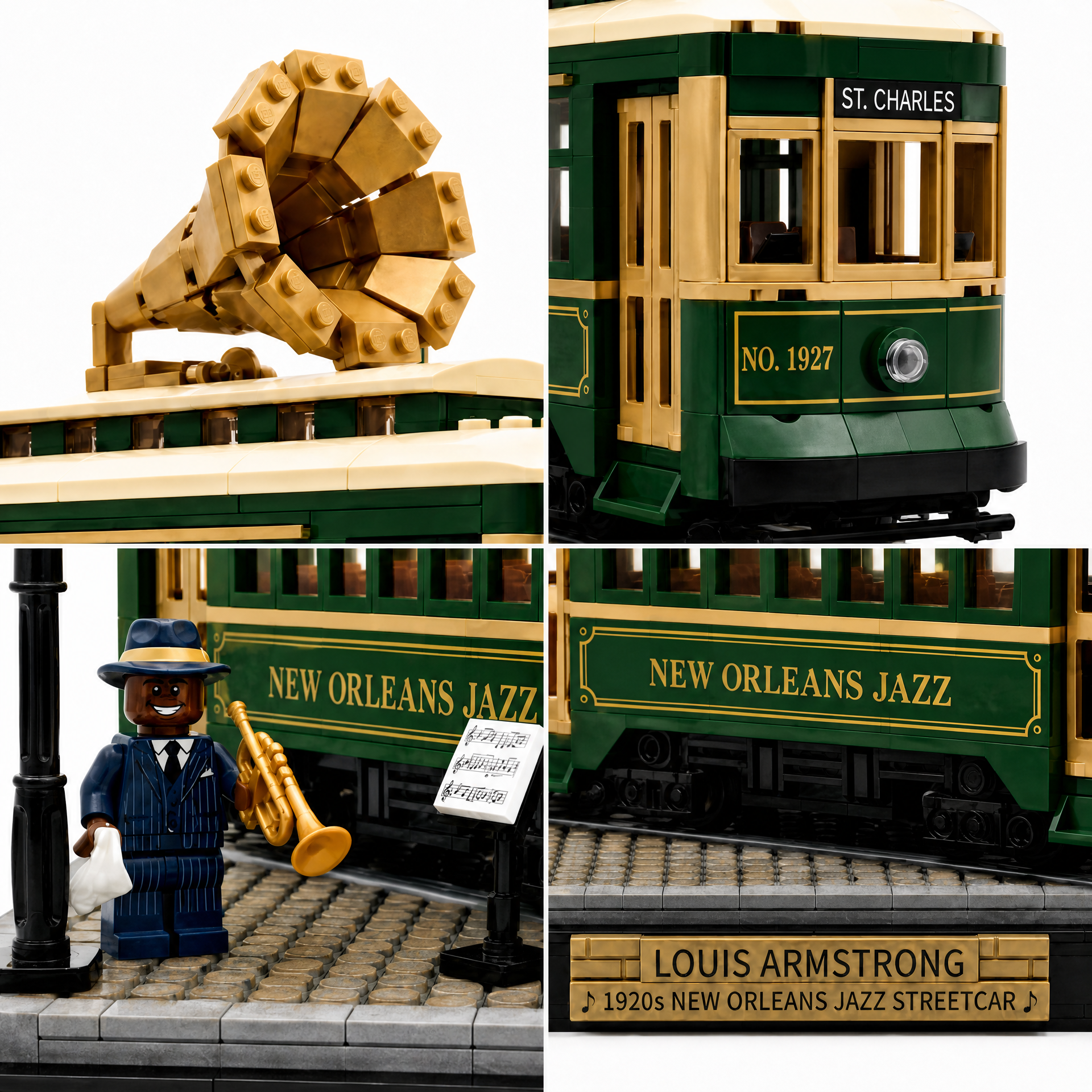 New Orleans Jazz Streetcar Model