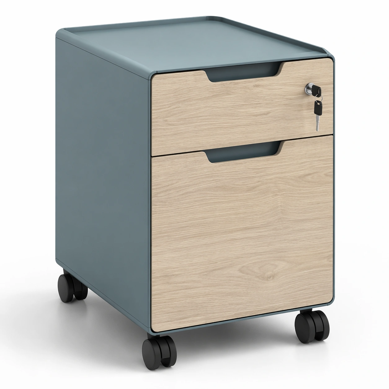 luxverano Rollcontainer Minimalistisch mit Schloss-Firoven