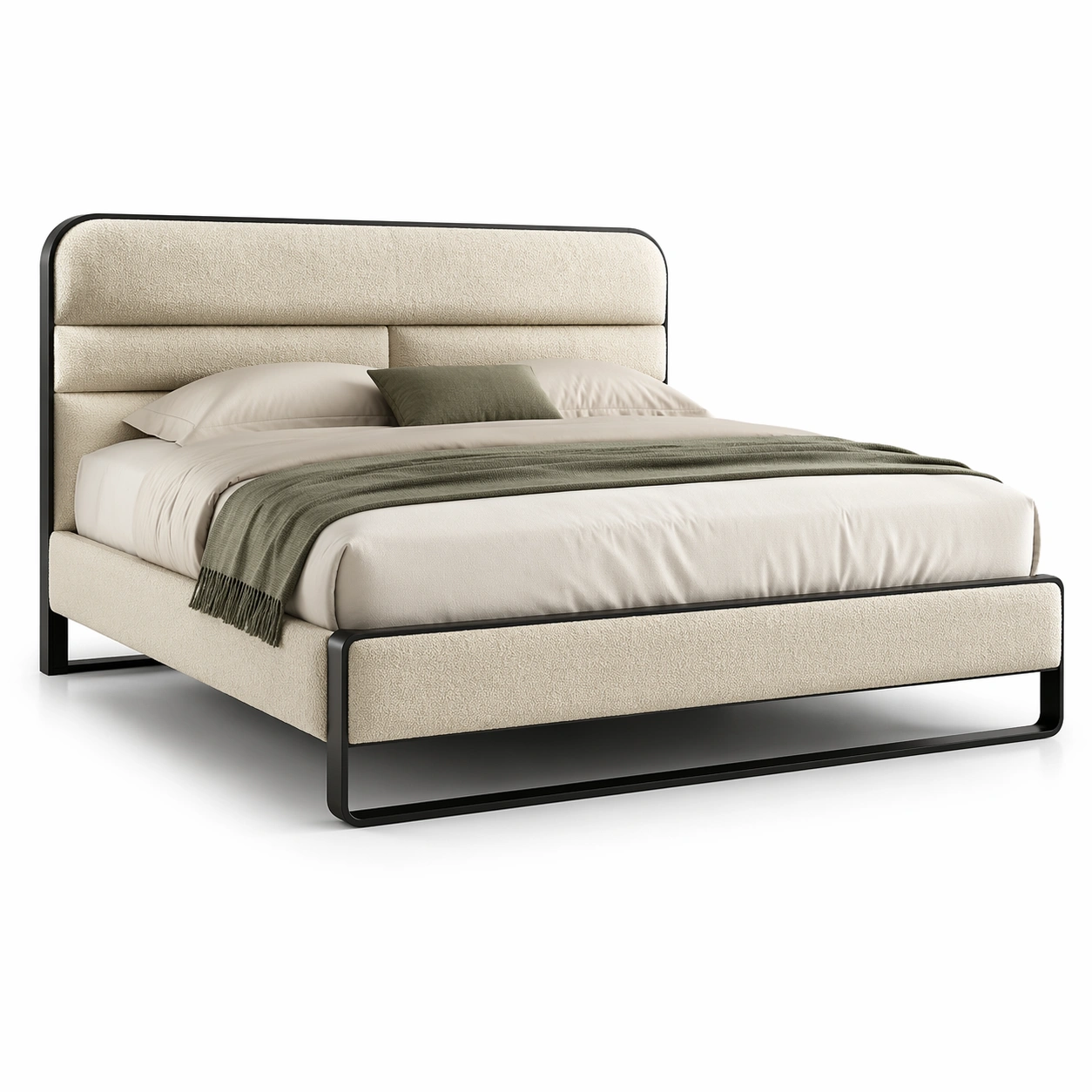 luxverano Polsterbett Modern Stoffrahmen-Firoven