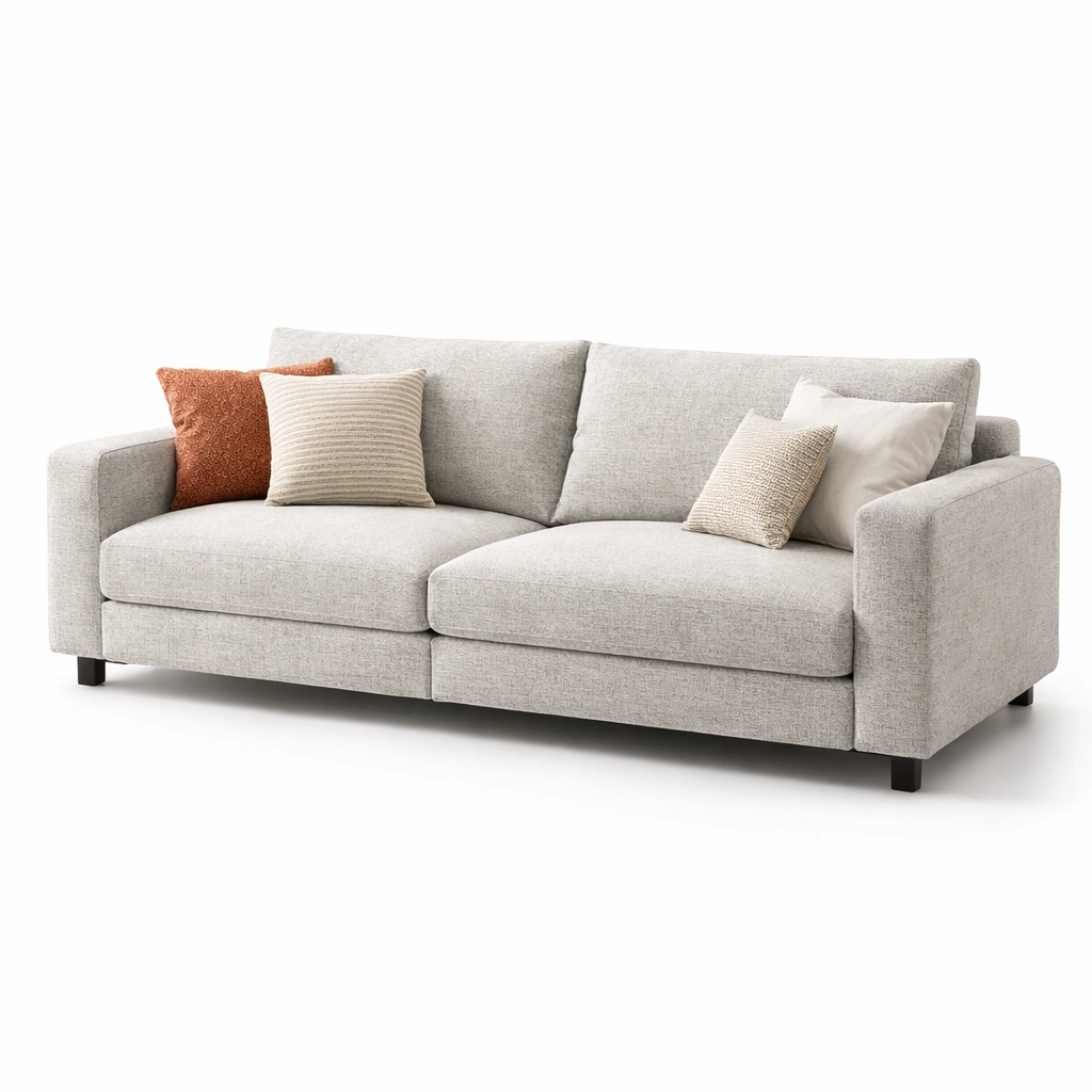 luxverano Sofa 3 Sitzer Modern Stoff-Firoven