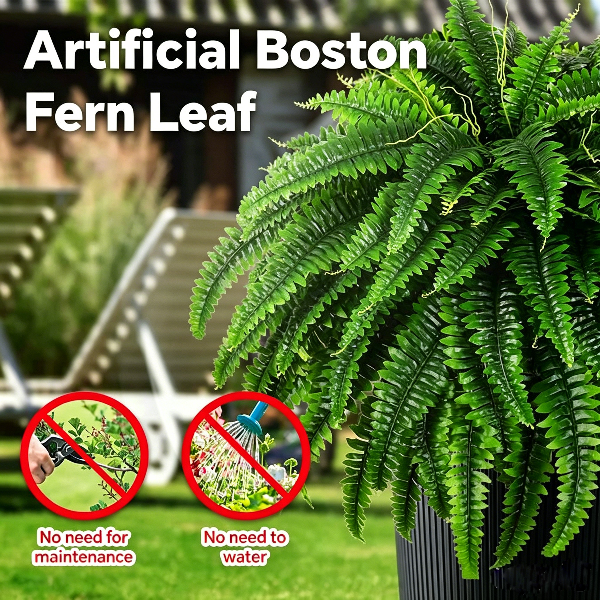 🔥 On Sale Only Today 🌱 UV Resistant Ferns Artificial Plants Large for Planters,Office & Home Decor, Outdoor&Indoor