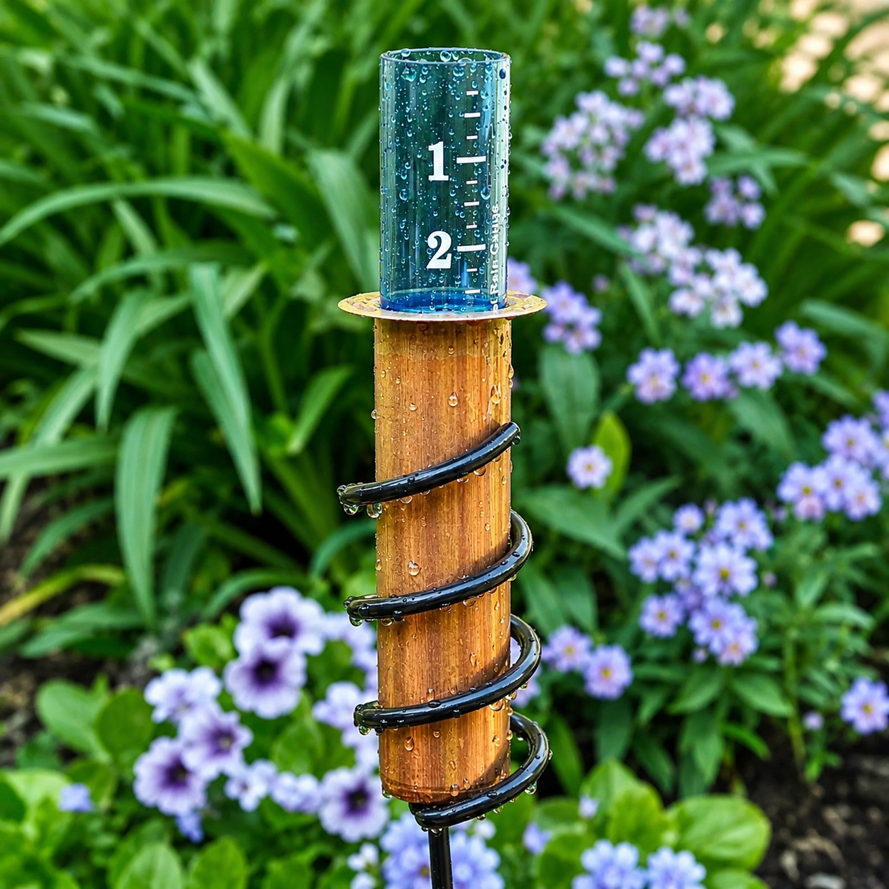 ✨World's Coolest Rain Gauge-This solid copper gauge makes rain fun