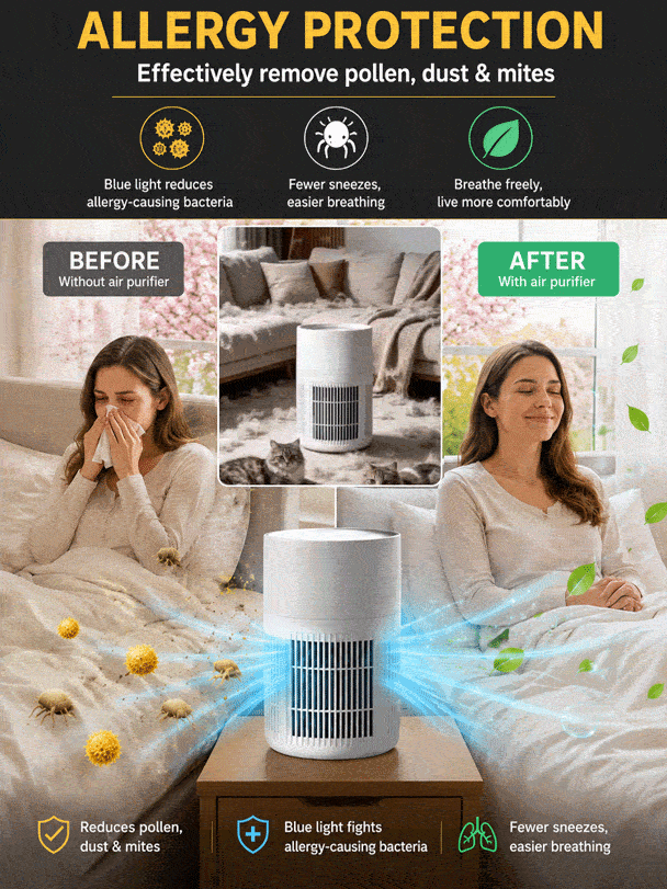 ✨ 9th Gen Pet Air Purifier | 5-Star Clean Air 🏨