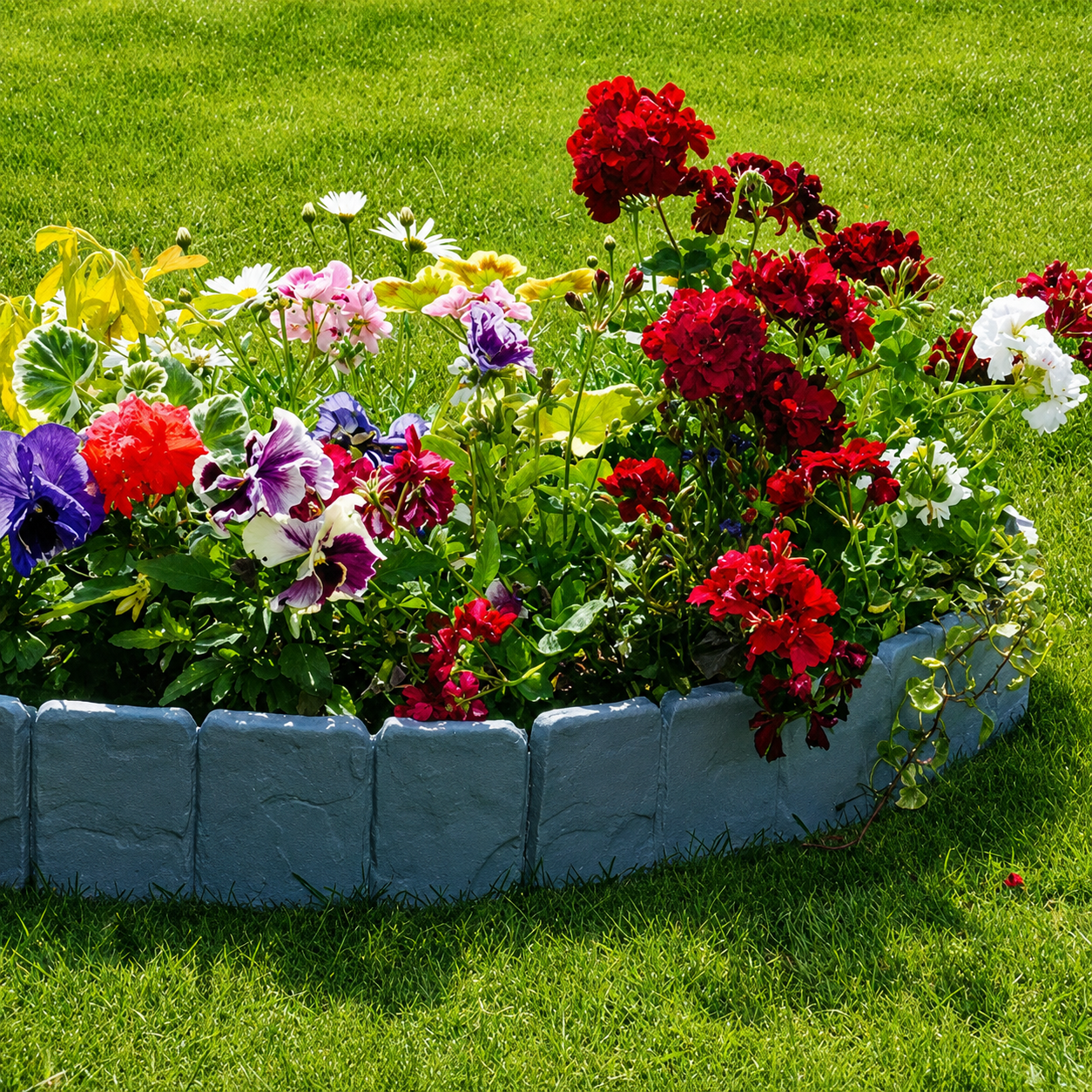 🔥2026 Hot Sale 55% OFF ✅️Imitation Stone Garden Fence - DIY Garden Edging Border