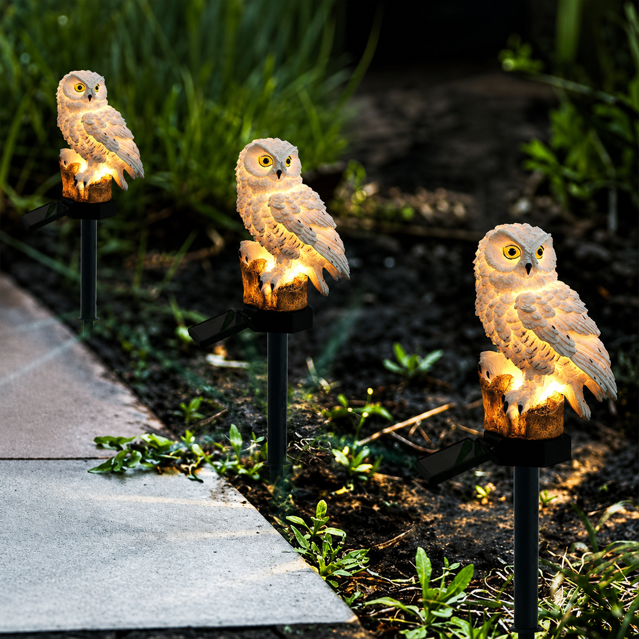 🔥 Holiday Special 50% OFF 🔥 Waterproof Solar Owl Light