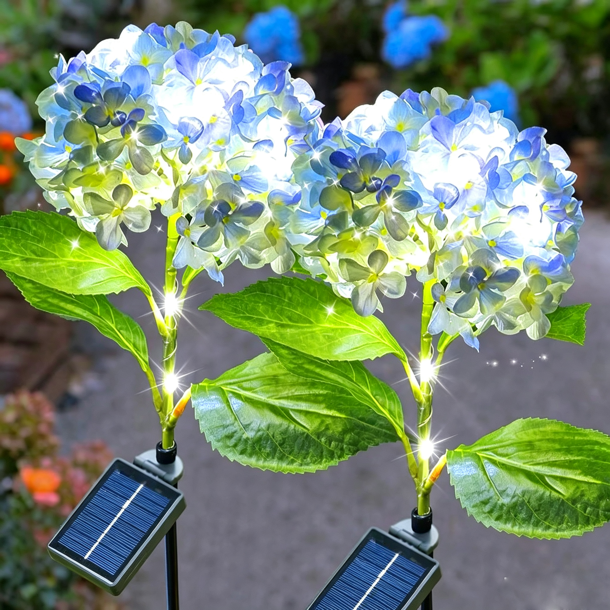 🔥Summer Sale🔥Outdoor Solar Hydrangea Flower Lights