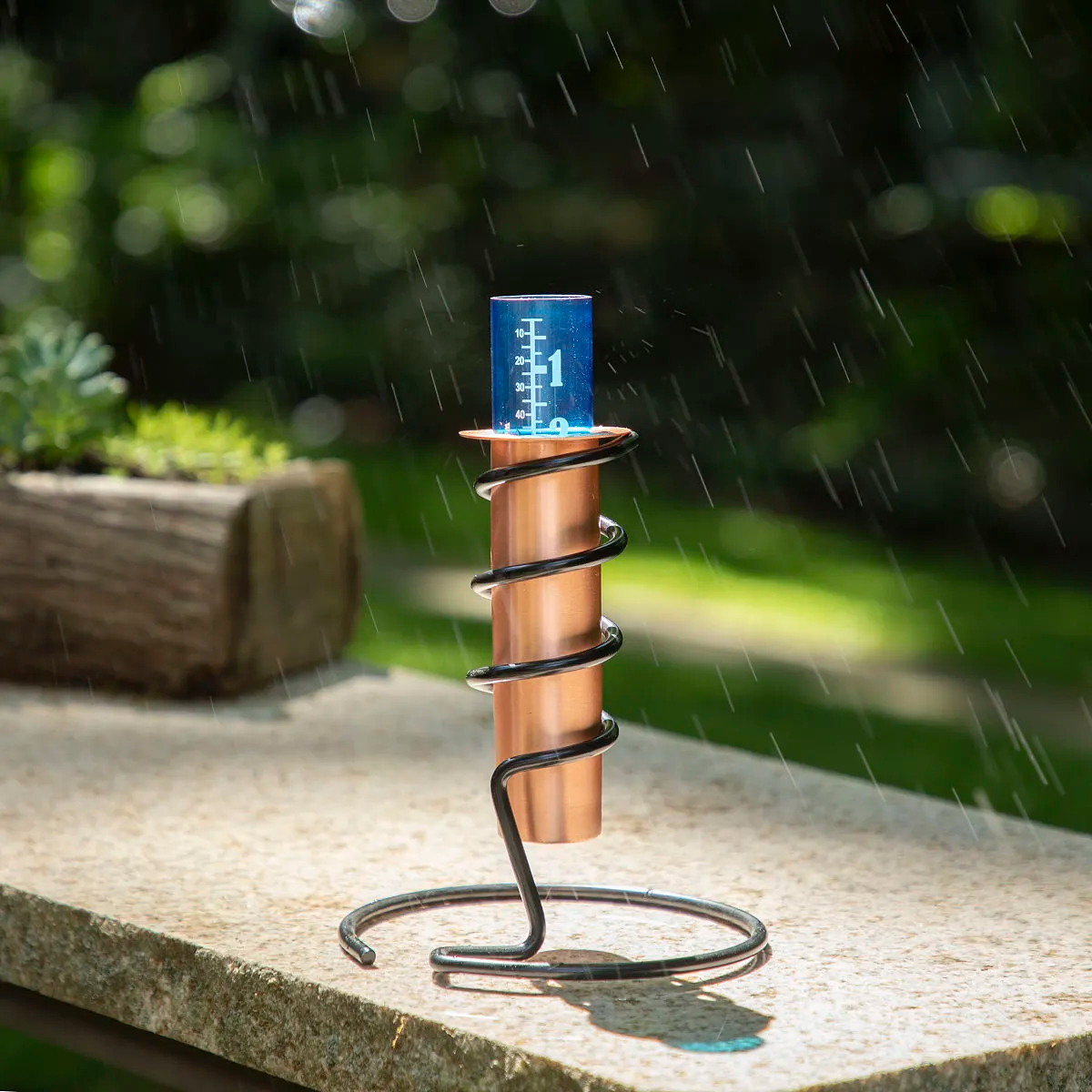 ✨World's Coolest Rain Gauge-This solid copper gauge makes rain fun