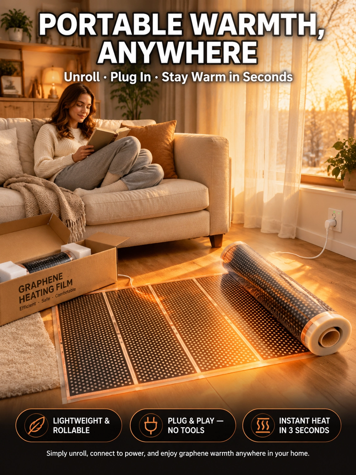 Electric Wall Heater – Compact Design for Everyday Comfort