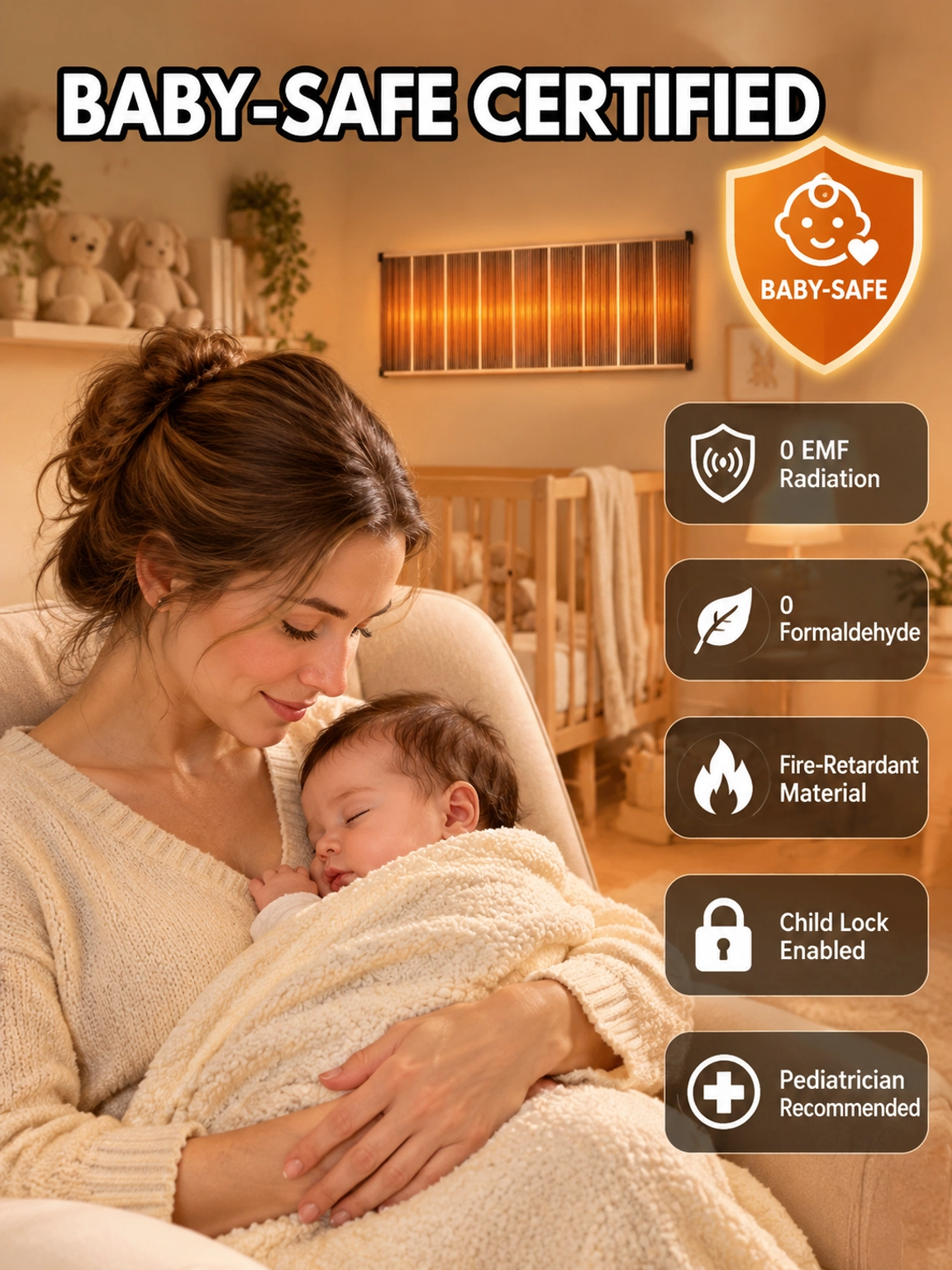 Electric Wall Heater – Compact Design for Everyday Comfort