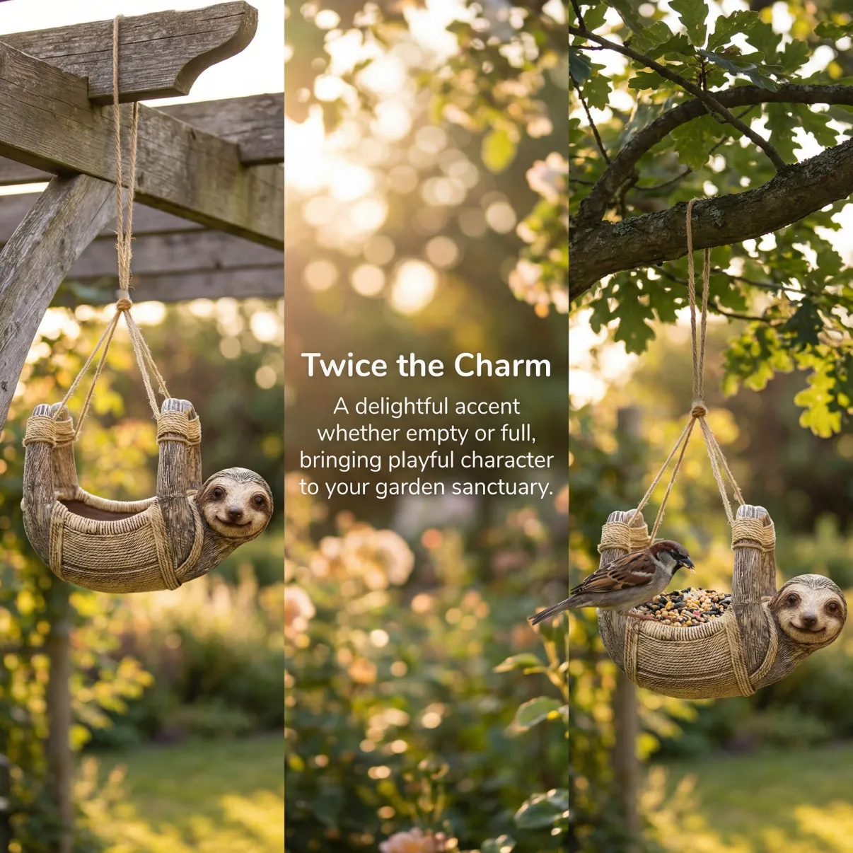 🎈Sloth Hanging Bird Feeder-