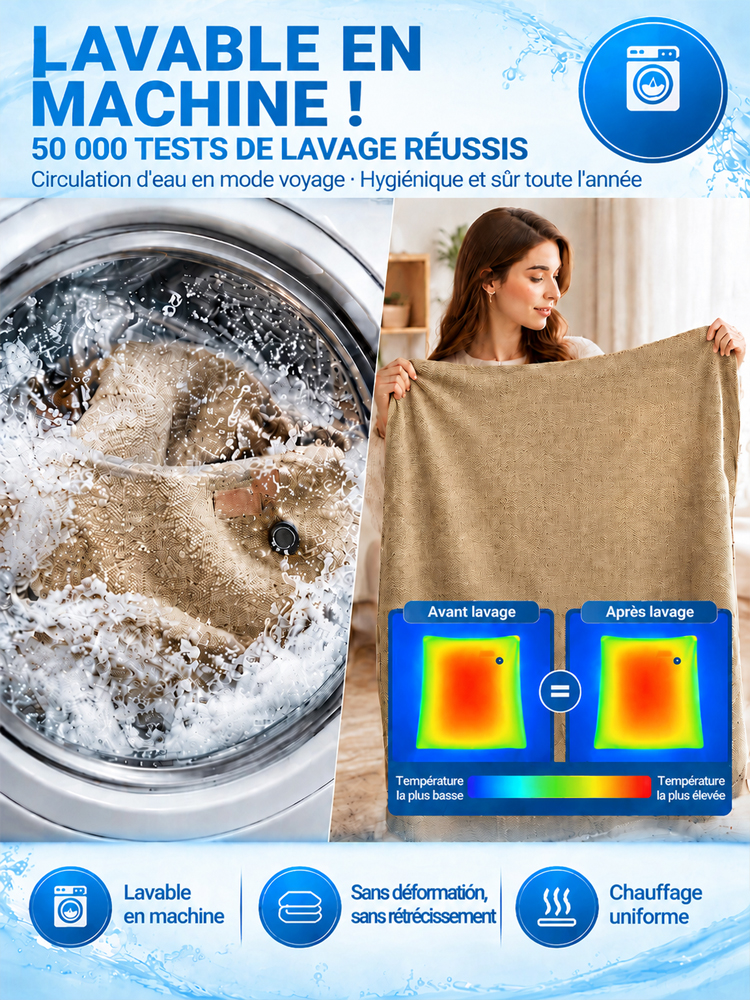 Couverture thermique pour le corps en graphène✨Chaleur En 1 Seconde ! C'est le cocon parfait pour affronter l'hiver glacial sans se ruiner. 🫂