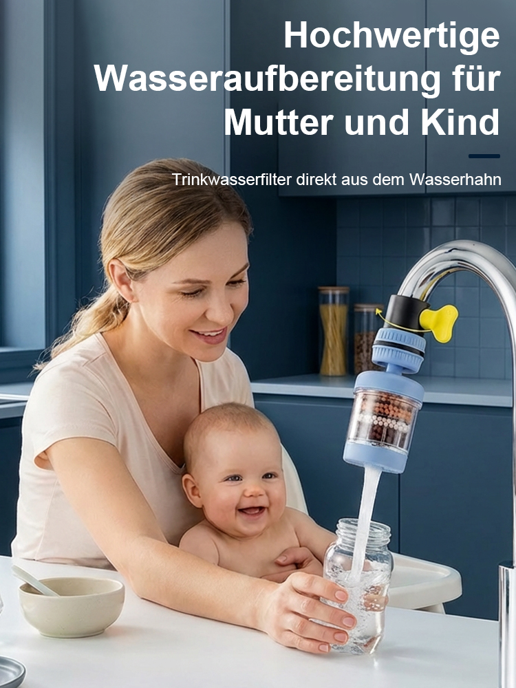 6-stufiger Wasserfilter für den Wasserhahn