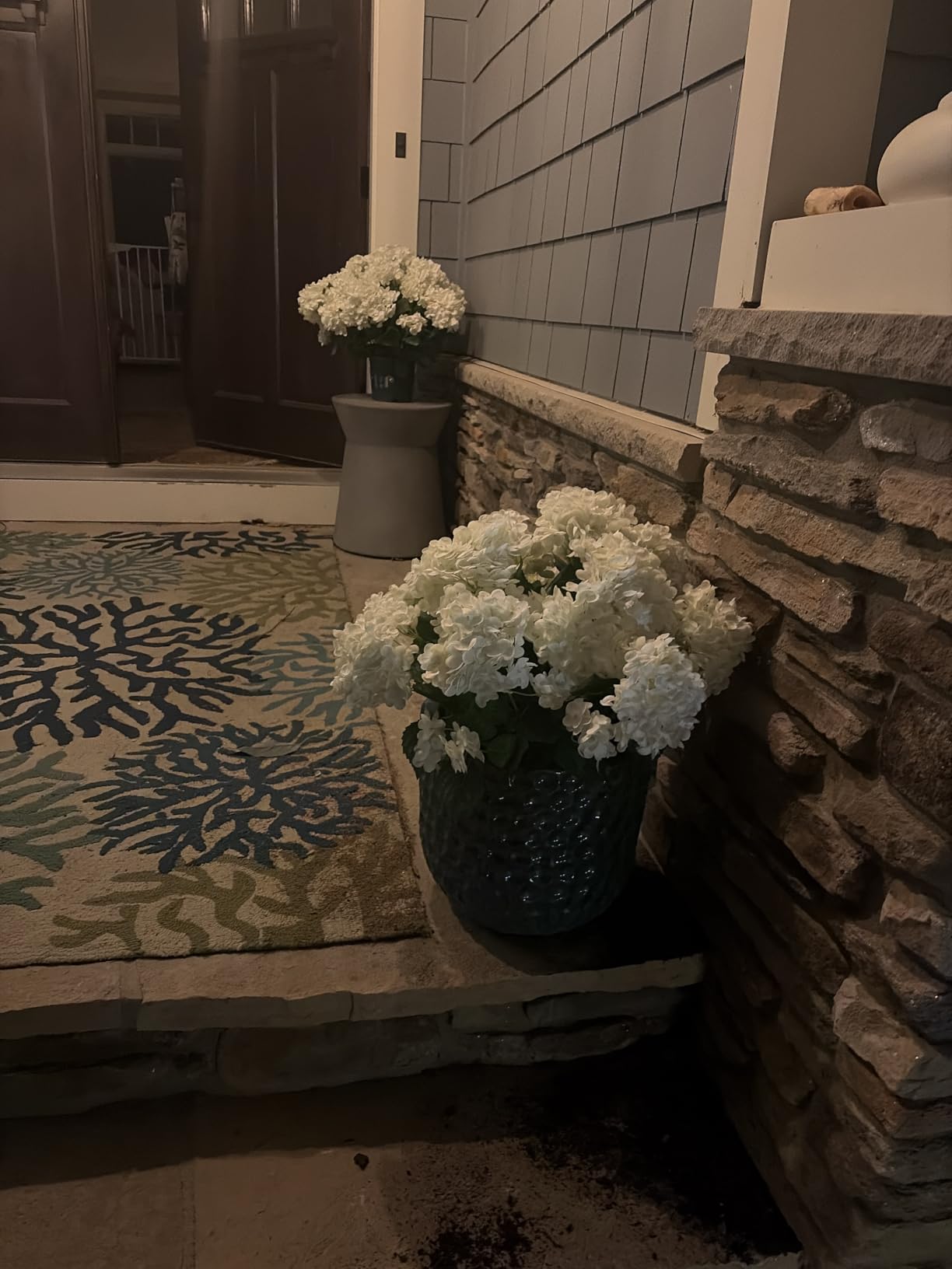 🔥Last Day 45% OFF🔥Artificial Outdoor Hydrangea Flowers - UV resistant, Waterproof, Windproof