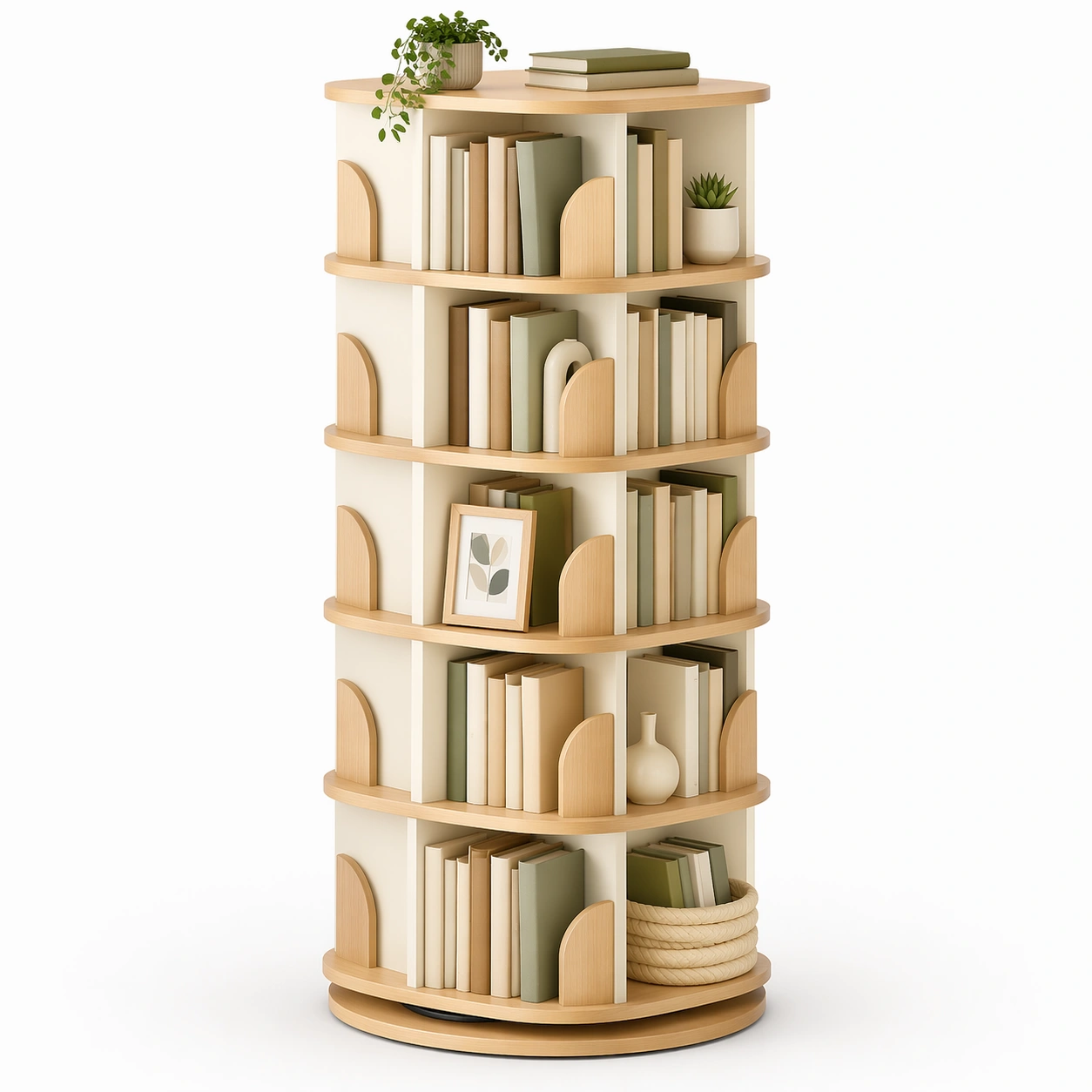 Drehbares Regal Natur-domnira