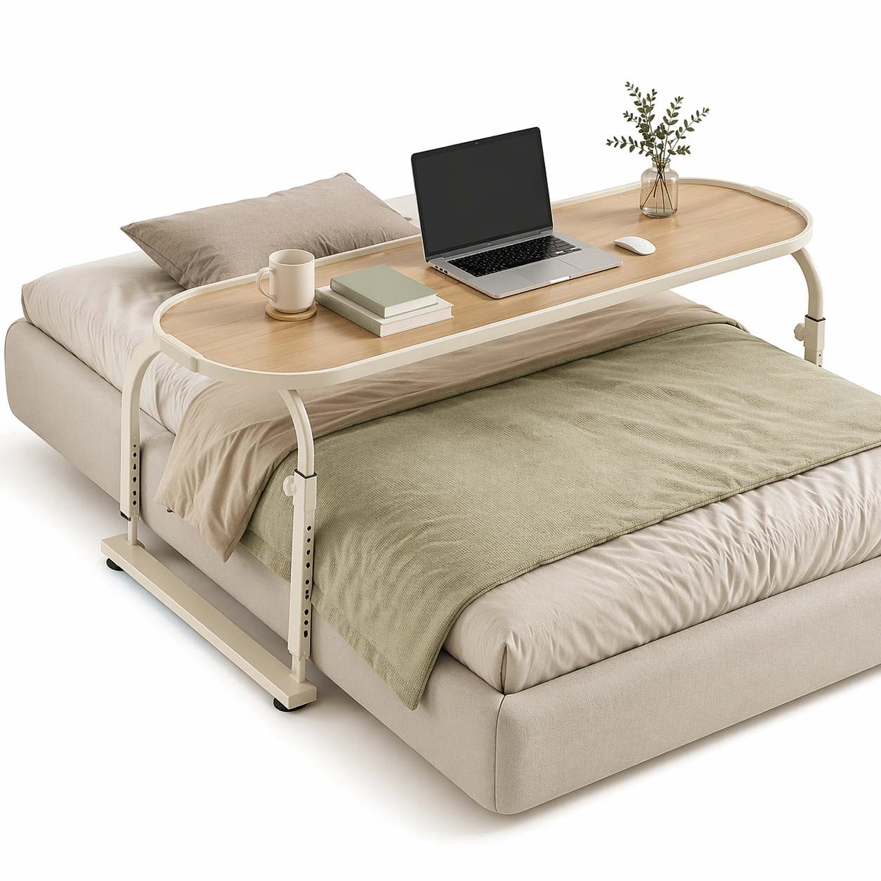 Multifunktionaler Bett- und Arbeitstisch-domnira