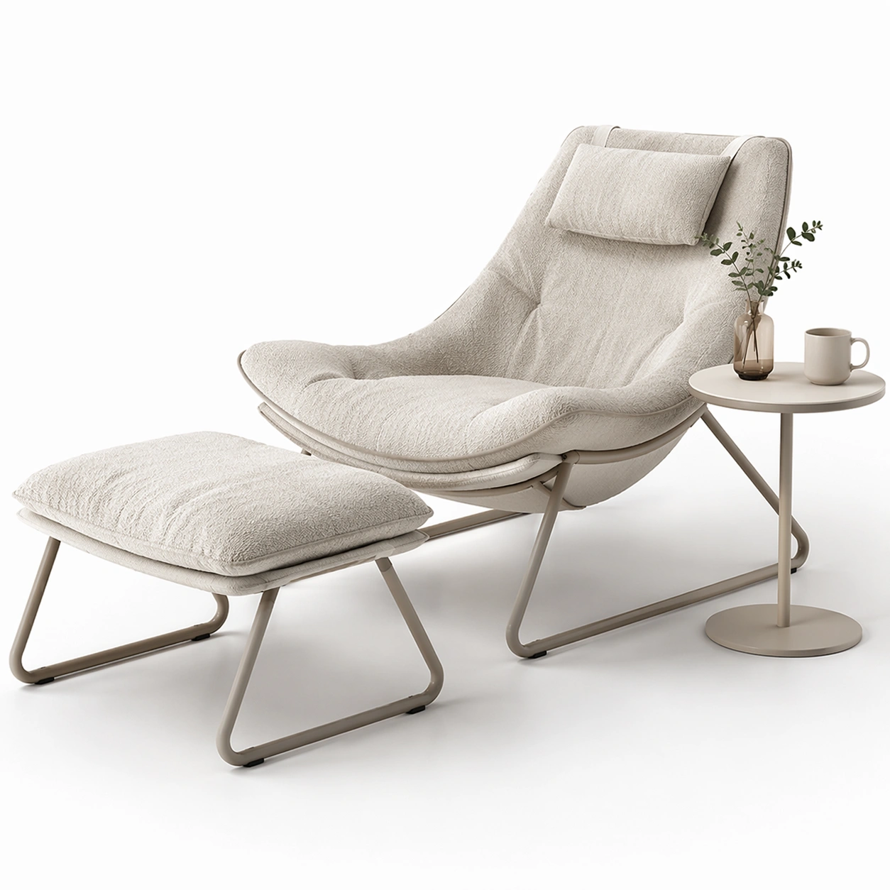 Hängesessel Grün mit Gestell-domnira