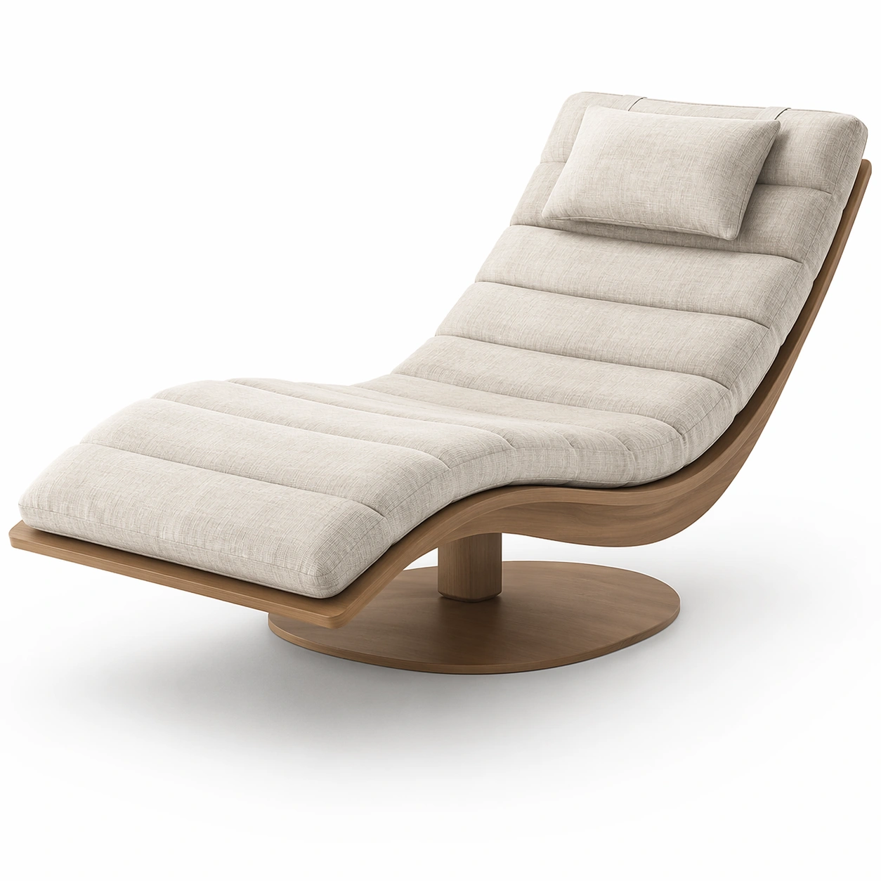 TV Lowboard Beige mit Rillenoptik-domnira