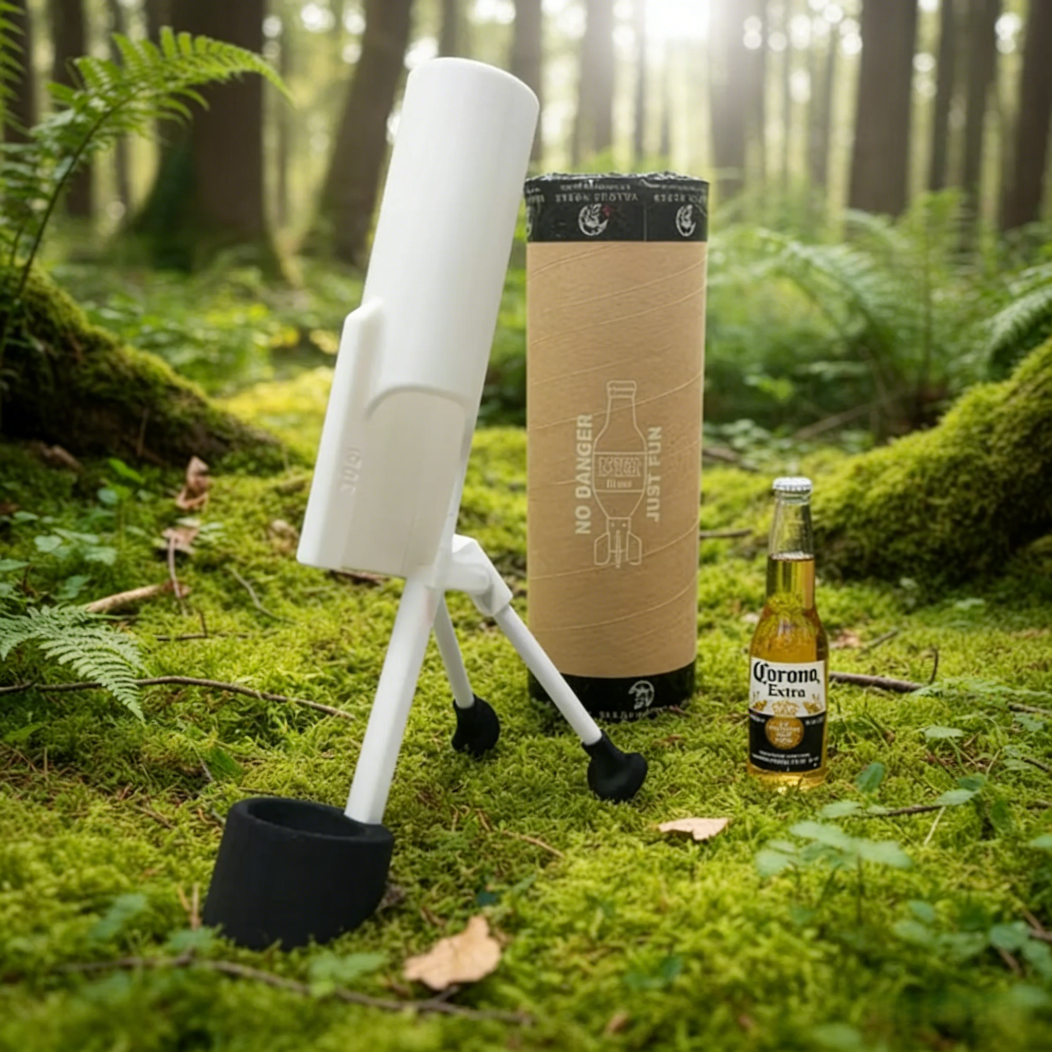 🚀 51mm Beer Bottle Mortar Bottle Opener 🍻– Novelty Cap-Launching Desk & Bar Accessory🔥