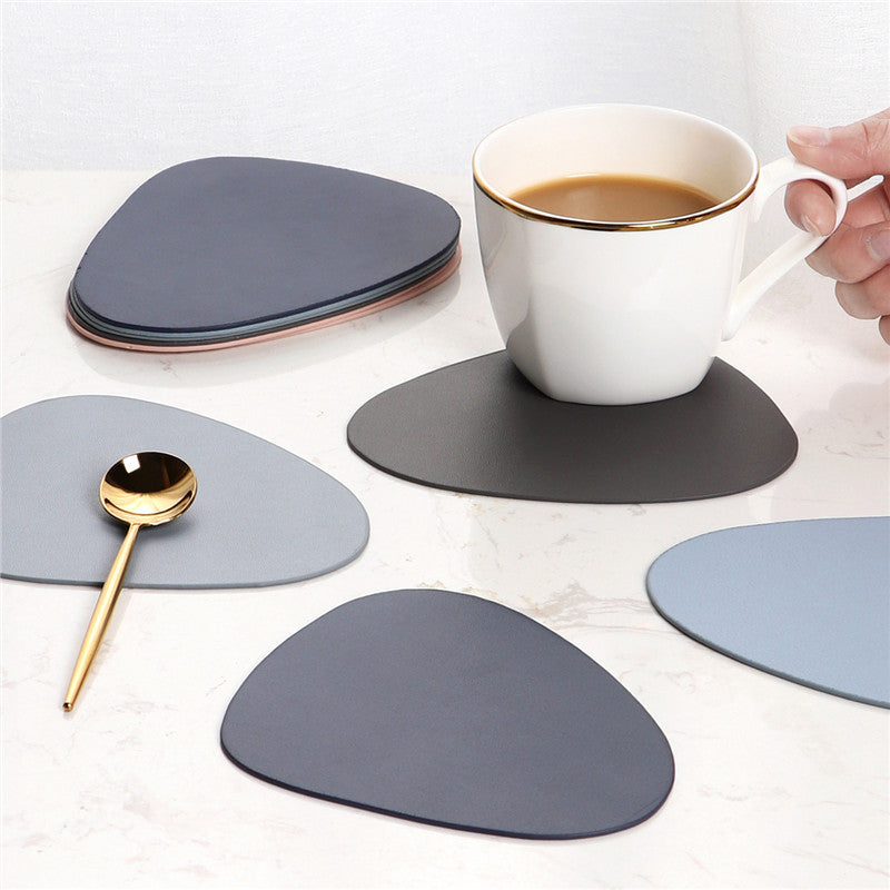 Oval Coaster Cup Mat Waterproof Heat-insulated Pad Chic Placemat-Grand Kitchen