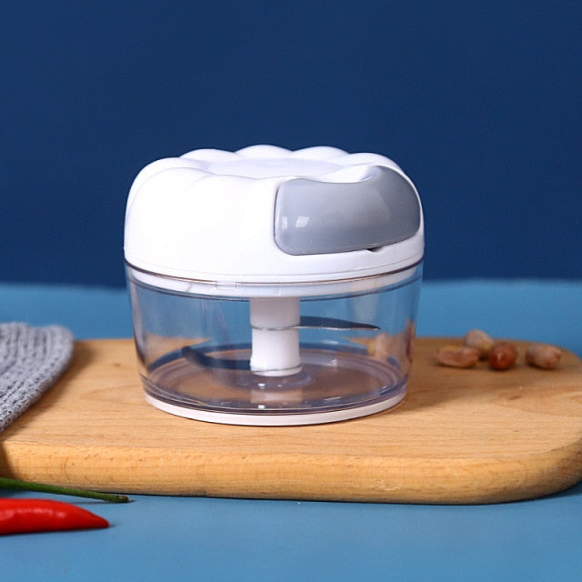 Manual Garlic Press Multi-function Garlic Grinding Chopper Meat Cutter-Grand Kitchen