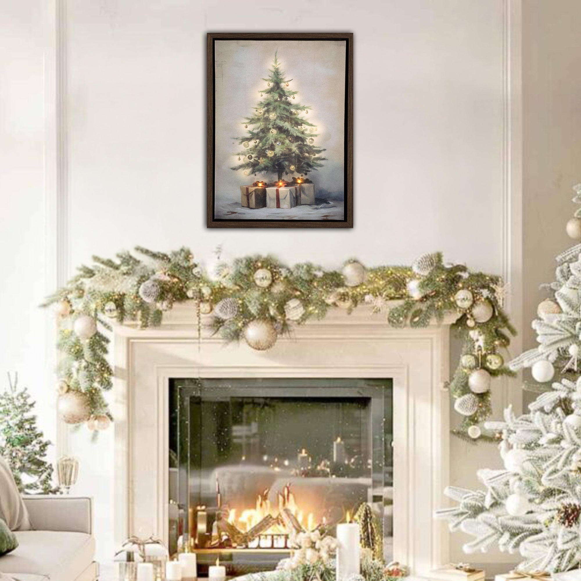 🔥Best selling ✨Lighted Wall Art - Old Time Christmas