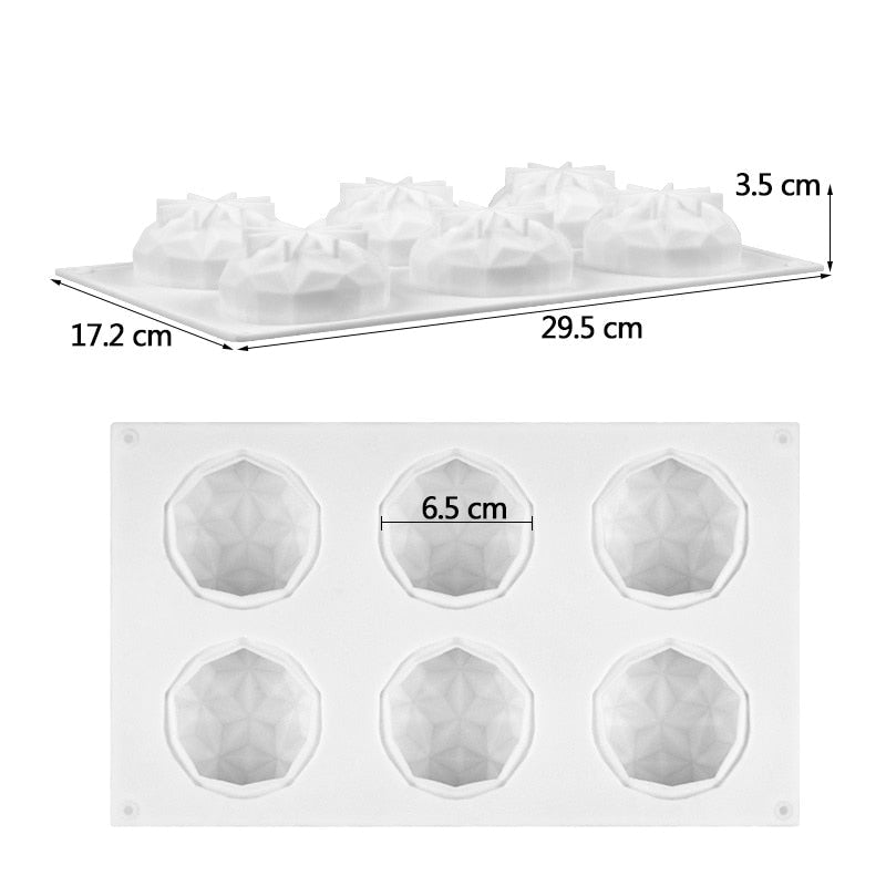 3D Polygon Chocolate Mold-Grand Kitchen