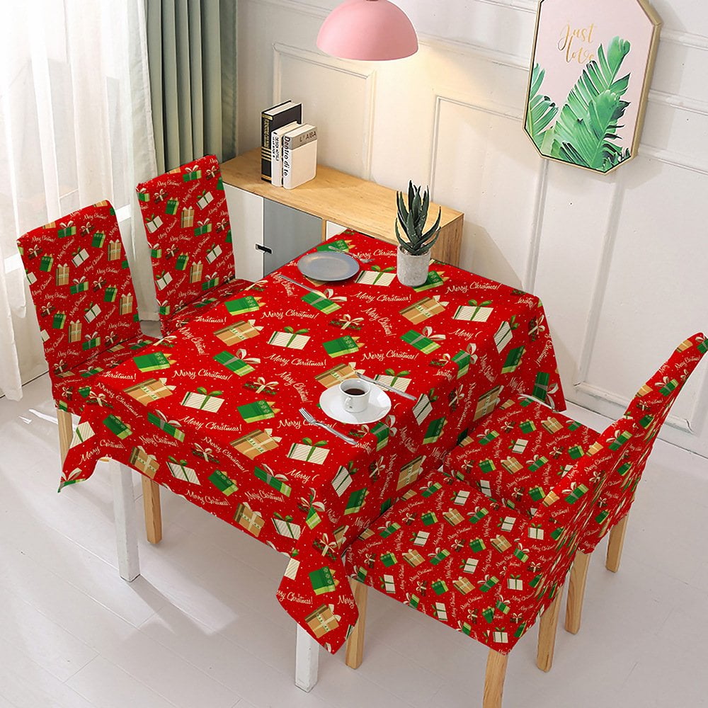 Christmas Decor Tablecloth Chair Cover Decoration-Grand Kitchen