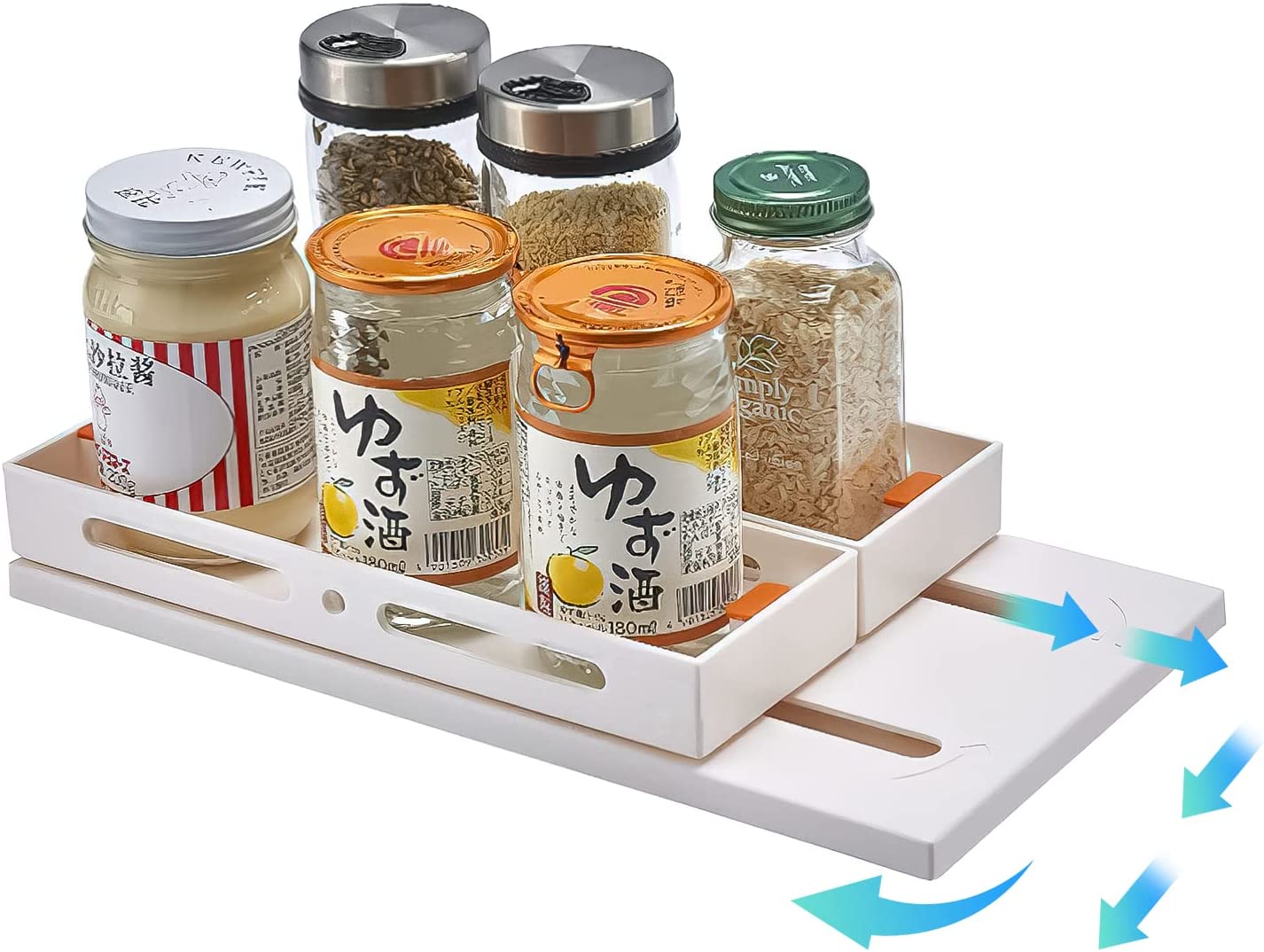 Rotating Spice Rack Organizer-Grand Kitchen