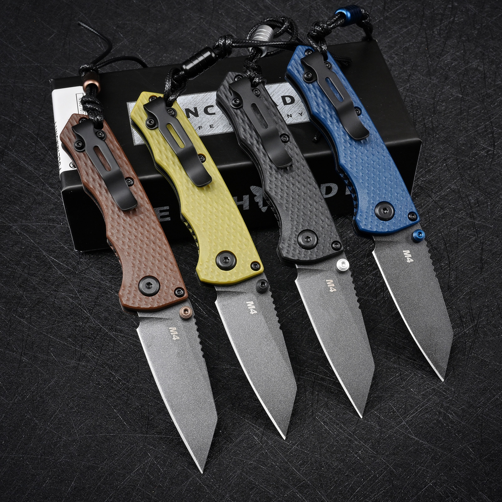 BM 290BK Full Immunity Crater Blau Taschenmesser