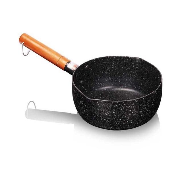 Granite Coating Sauce Pan with Wooden Handle-Grand Kitchen