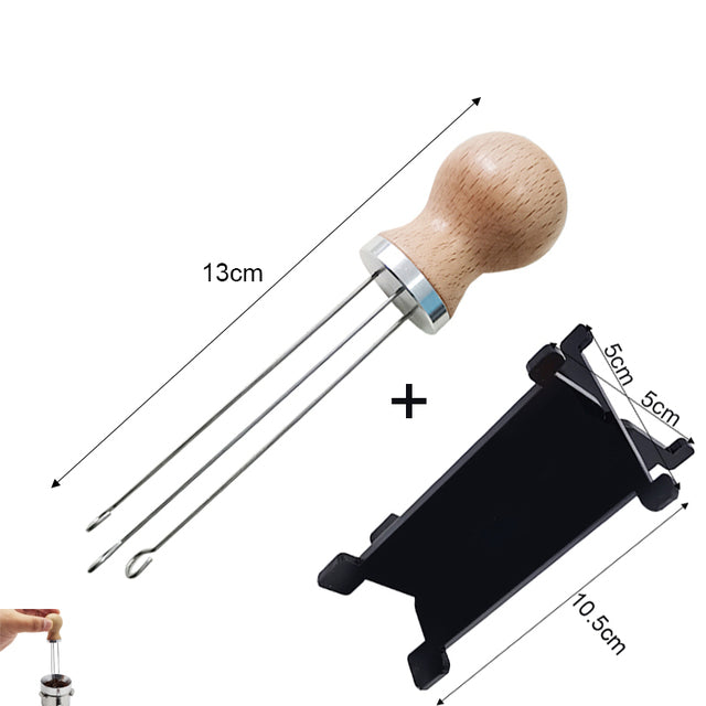 Coffee Tamper Stainless Steel Elasticity Adjustable Pressure Tamper-Grand Kitchen