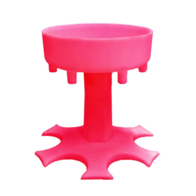 Liquor Dispenser 6 Shot Glass Wine Whisky Beer Dispenser Holder-Grand Kitchen