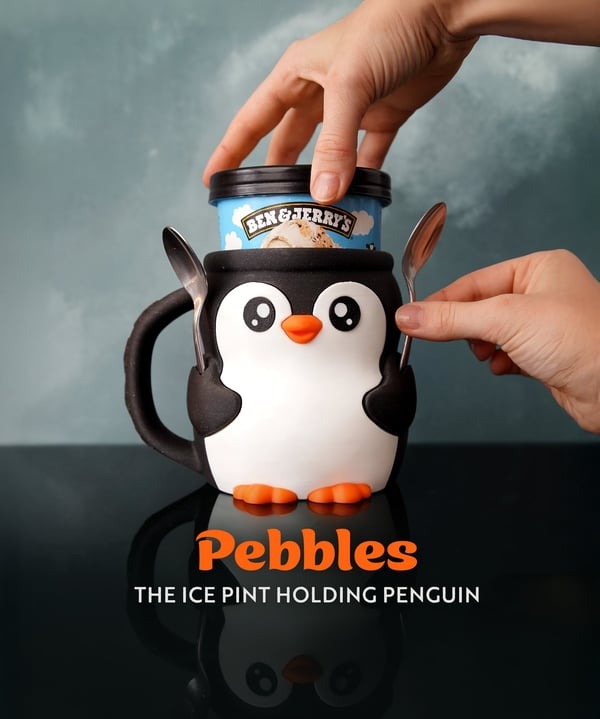 (🎁Last Day 49% OFF)🐮Ferdinand, the Highland Cow Ice Cream Pint Holder🍨🍦🍧
