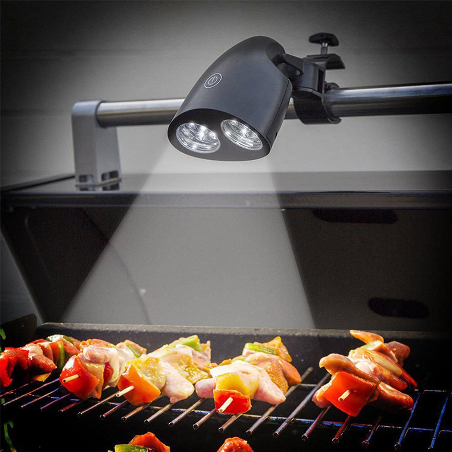 Portable Bright LED Lights BBQ Grill Light with Handle Mount Clip-Grand Kitchen