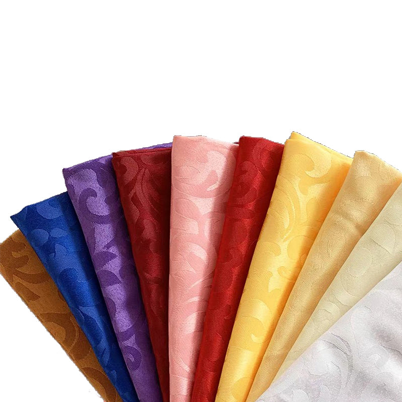 10pcs Polyester Jacquard Table Napkin Dinner Napkins Handkerchiefs-Grand Kitchen