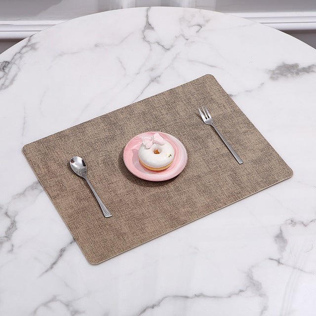 Rectangle Place Mat Tableware Pad Waterproof Heat Insulation Pad-Grand Kitchen
