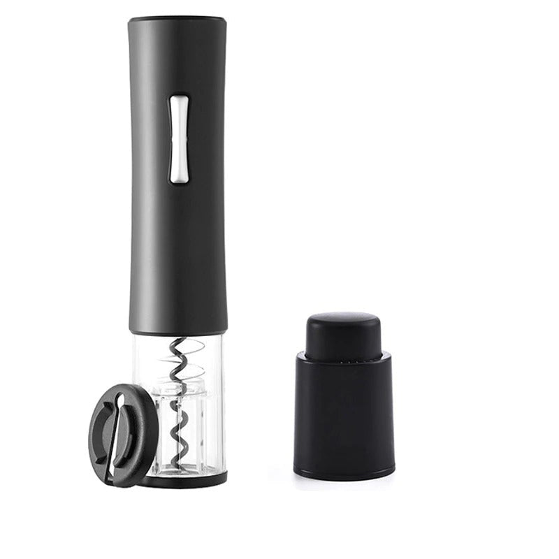Automatic Bottle Opener for Wine Foil Cutter Electric Wine Jar Opener in Black or Red-Grand Kitchen