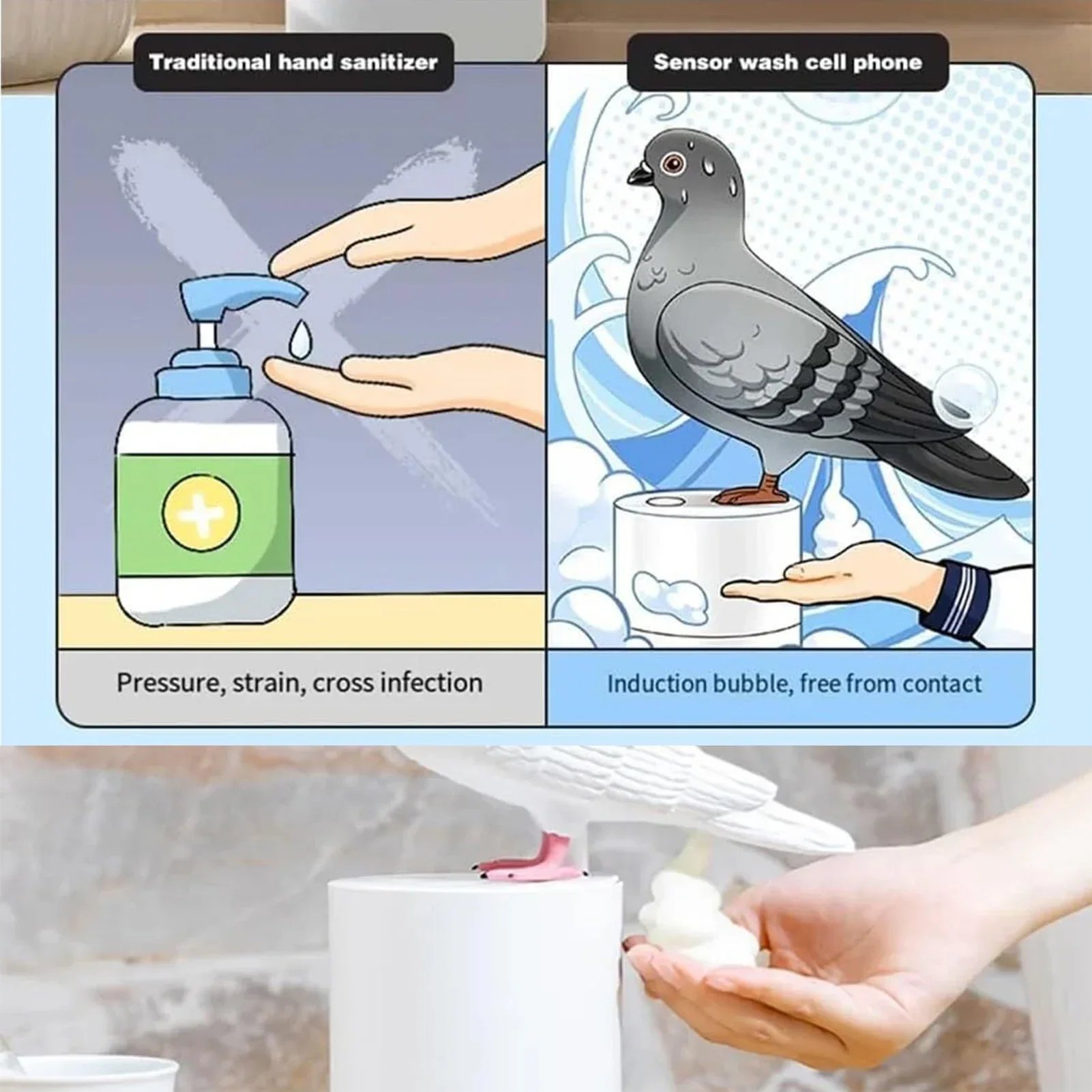 Pigeon Soap Dispenser