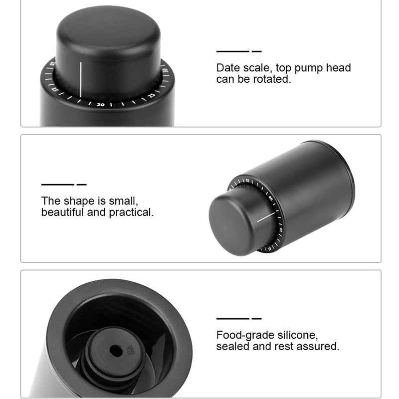 Vacuum Wine Bottle Stopper Sealed Storage Vacuum Memory Wine Stopper-Grand Kitchen