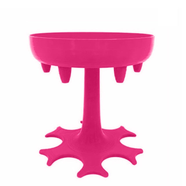 Liquor Dispenser 6 Shot Glass Wine Whisky Beer Dispenser Holder-Grand Kitchen