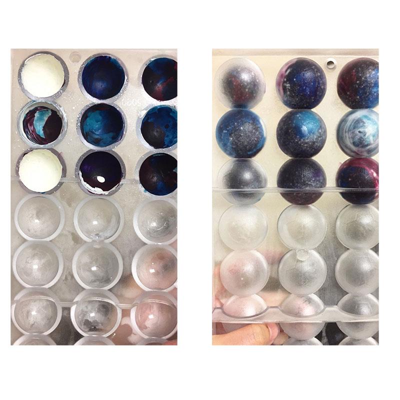 3D Compartment Custom Polycarbonate Chocolate Mold-Grand Kitchen