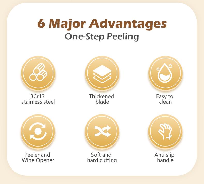 🔥Hot Sale 65% OFF-Multifunctional Vegetable Peeler