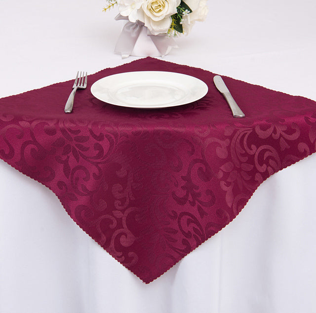 10pcs Polyester Jacquard Table Napkin Dinner Napkins Handkerchiefs-Grand Kitchen