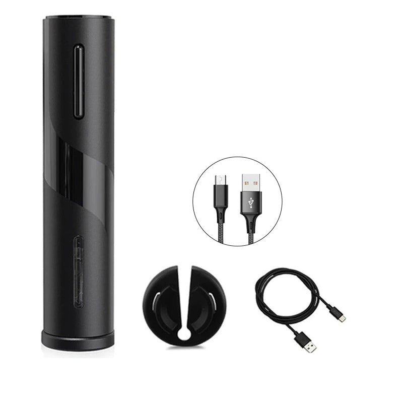 Automatic Corkscrew Wine Bottle Opener with USB Charging Cable Suit-Grand Kitchen