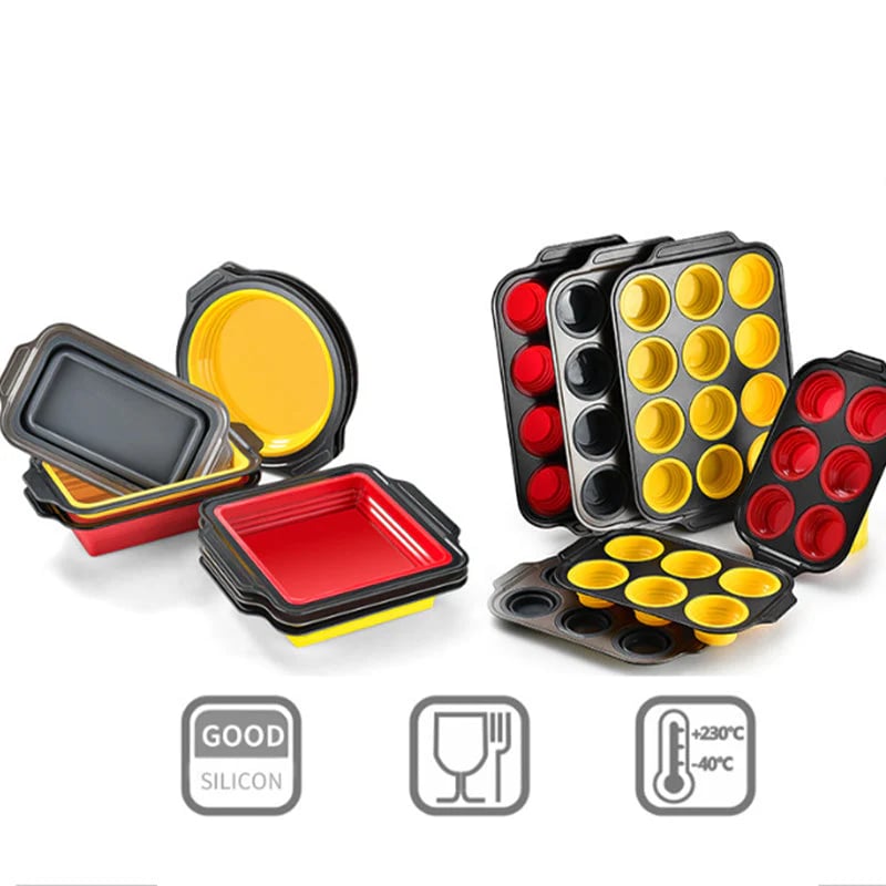 ⏰8-Piece Silicone Bakeware Set