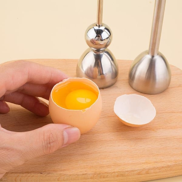 🔥Last Day Promotion - 49% OFF🎁Stainless Steel Egg Cracker Tool🍳🥚
