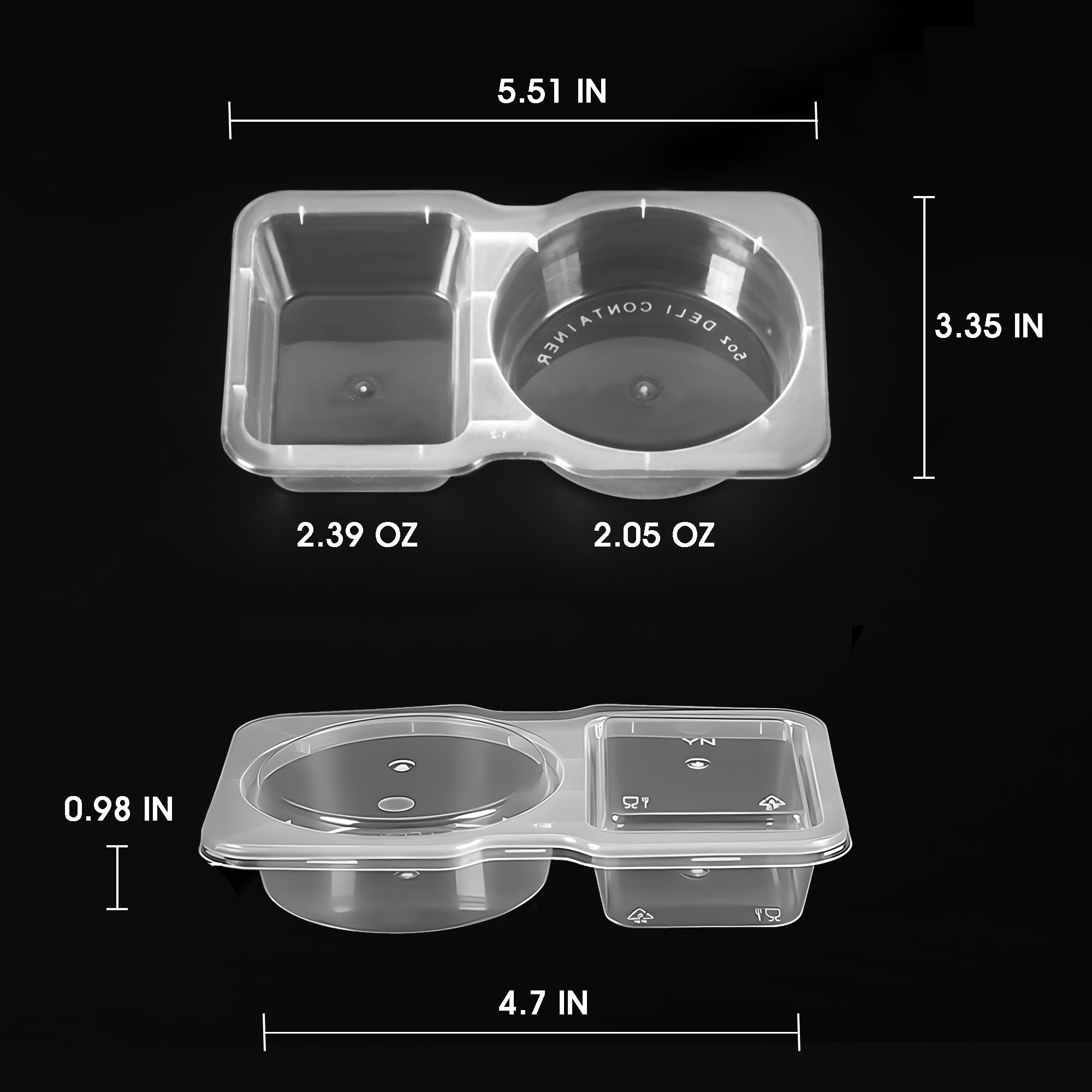 Condiment Container with Lid
