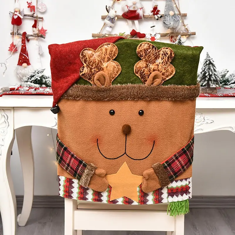 Christmas decoration Cartoon Chair Cover
